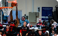 Steil has been the DJ for the Rockinham Flames in the NBL1 West Basketball league since 2021